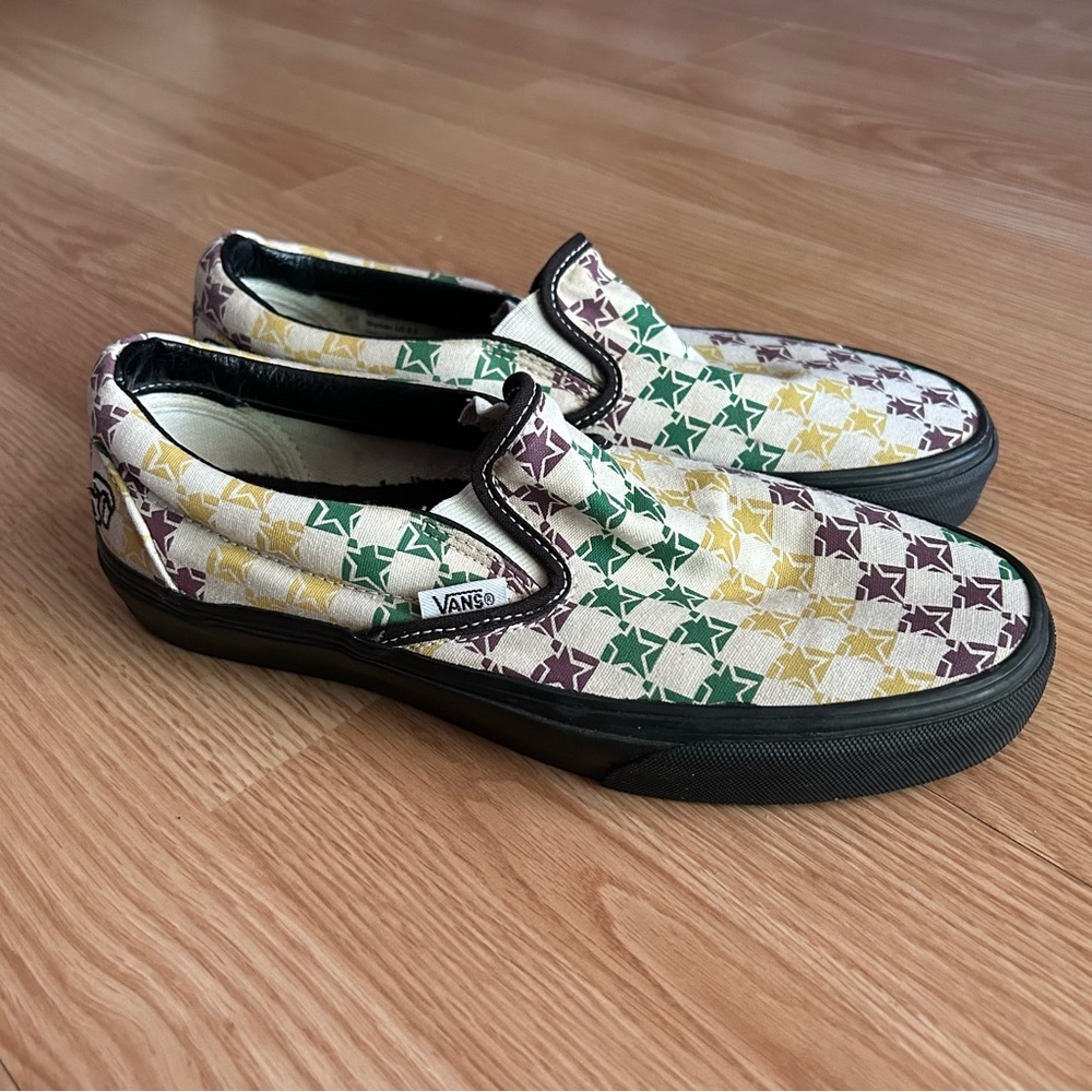 Vans x Pukas Checkerboard Slip on Sneakers Men’s 7 Women’s 8.5